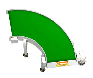 modular curve conveyor system